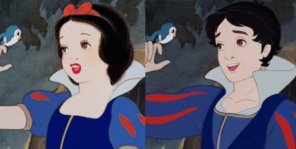 图片[6]-迪士尼公主被P成短发，灰姑娘还挺帅，木兰看着太奇怪了-魔性次元