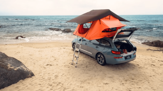 平民休旅车宝骏valli,探岳更能装的valli,配置更智能_车顶