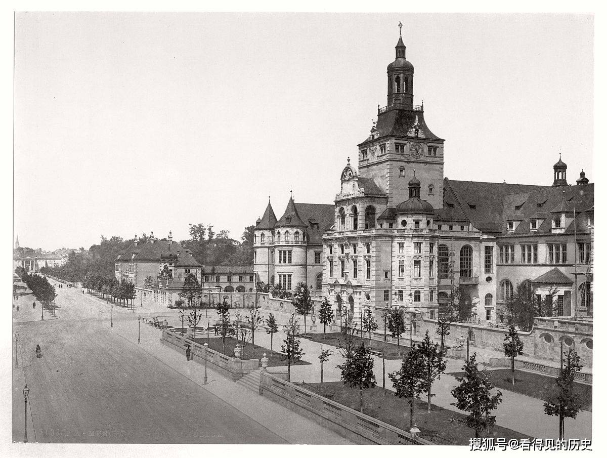 老照片 十九世纪的德国慕尼黑 古色古香_ludwig