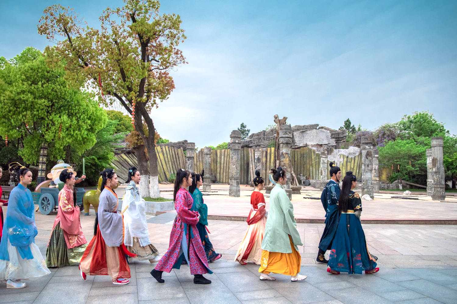 五一小众度假地踏青2700年春秋淹城遗址古风穿越5a淹城春秋乐园