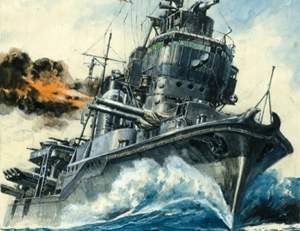 二战日军 雪风 号驱逐舰 走到哪儿祸害到哪儿的 灾星 战列舰