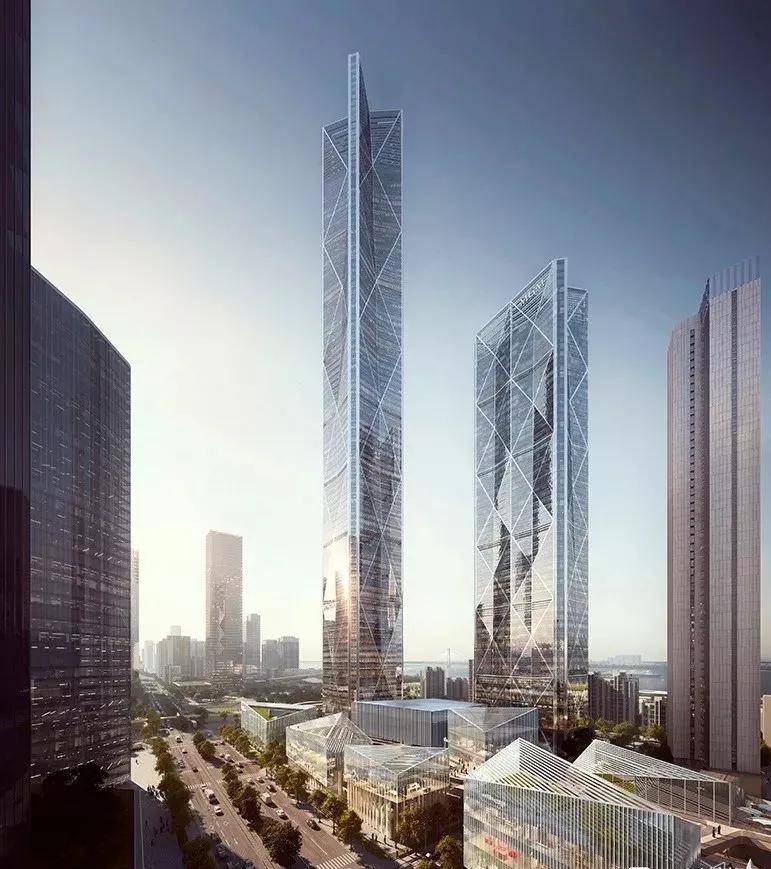 投资100亿高465米武汉地标性摩天楼国华金融中心