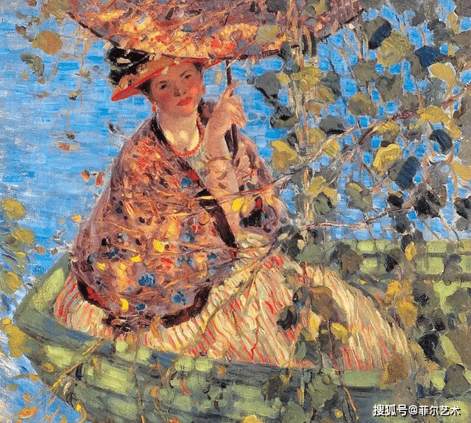 印象派画家弗里塞克笔下的油画人物，轻盈多彩_搜狐网