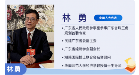 民建广东省委副主委,华南师范大学经济学教授博士生导师林勇教授谈到