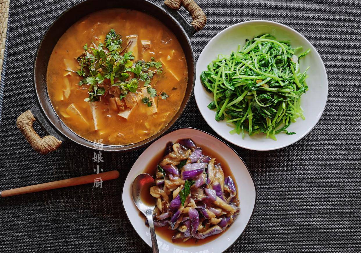 原创50岁阿姨的5天家庭午餐,荤素搭配,都是小时候吃习惯的家常味