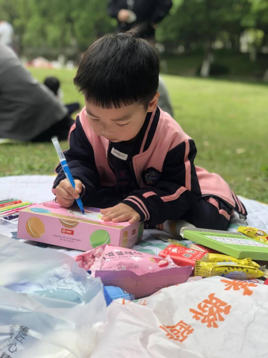 春趣—记诺亚舟海宁市庆安幼儿园小班组春游活动_grain