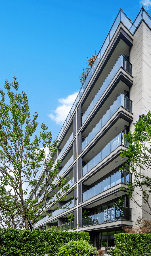 城投绿城凤起兰庭叠拼"样板栋"实景图