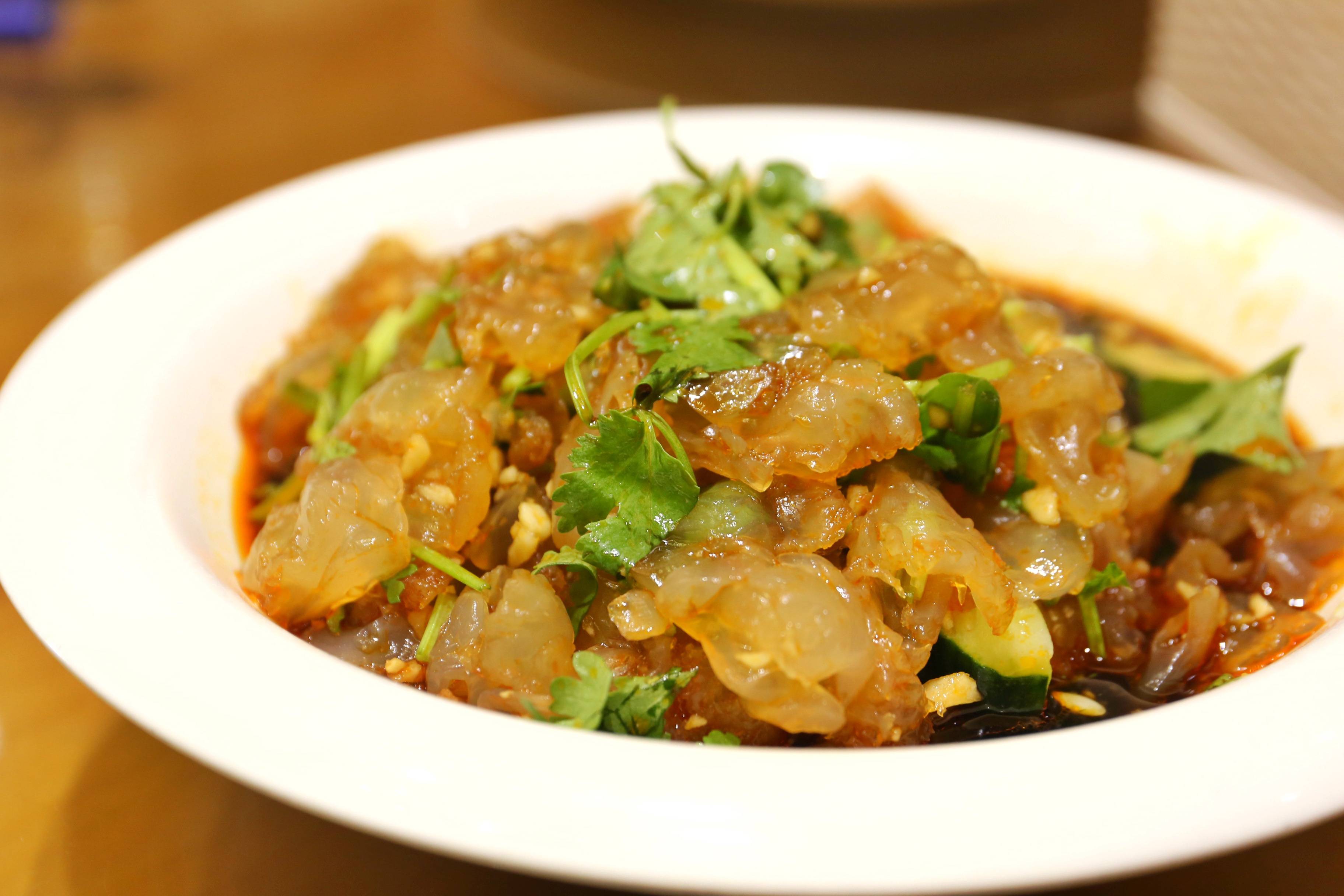 海蛰头脆而滑爽