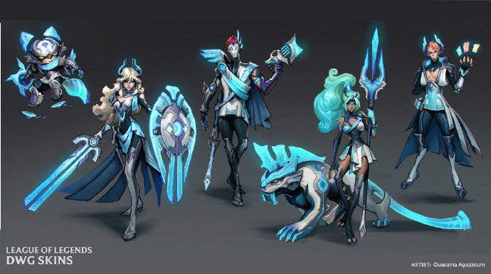 dwg冠军皮肤概念设计