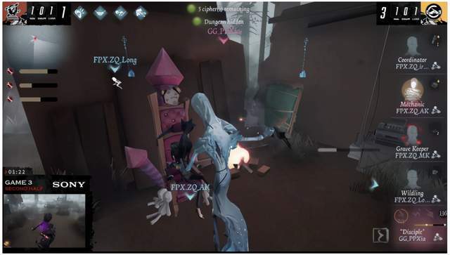 pick|第五人格深渊的呼唤IV总决赛 GG vs FPX.ZQ 第三局