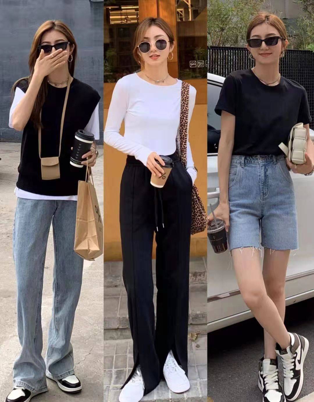 春夏季节短裤简约穿搭 清爽舒适