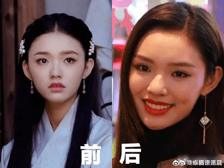乔欣最新图感觉嘴有点包不住牙,下半张脸的线条都不对了?