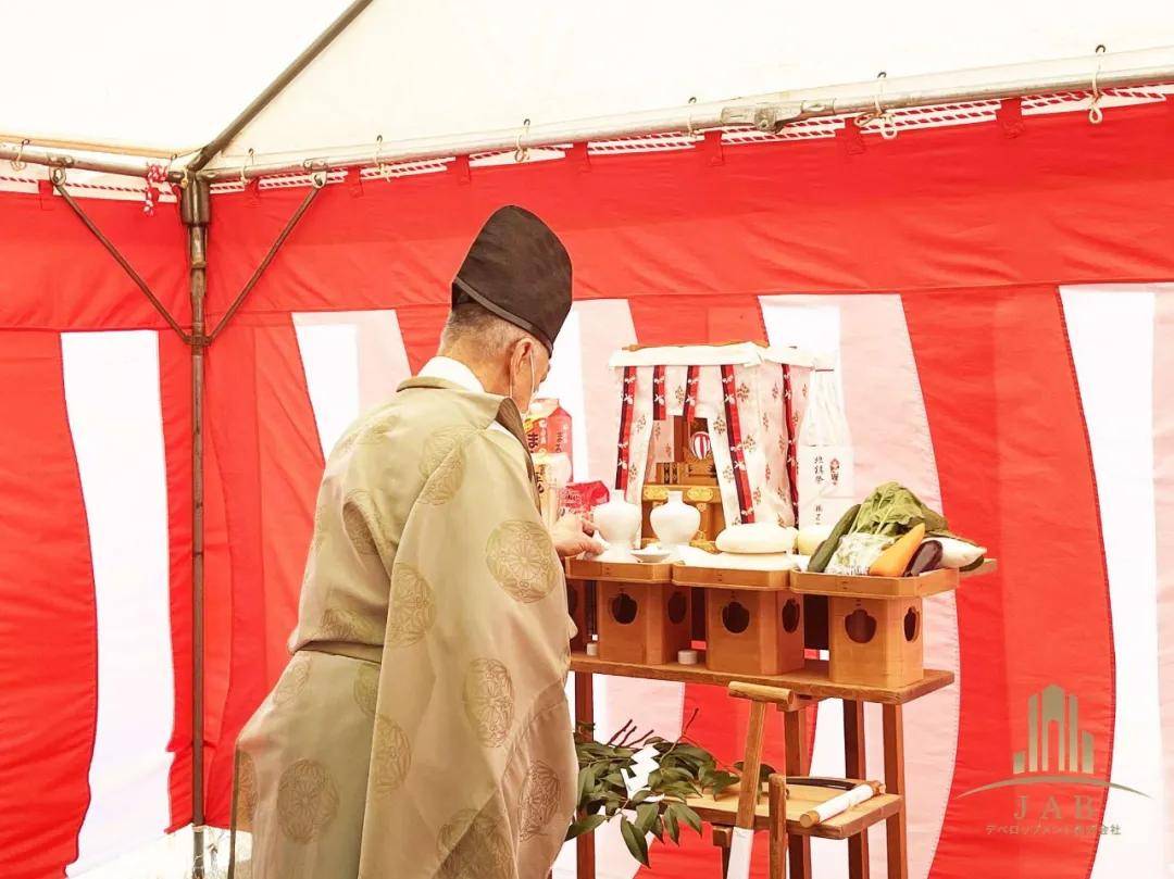Jab集团日本大阪不动产项目举办 开工动土地镇祭 仪式 神明