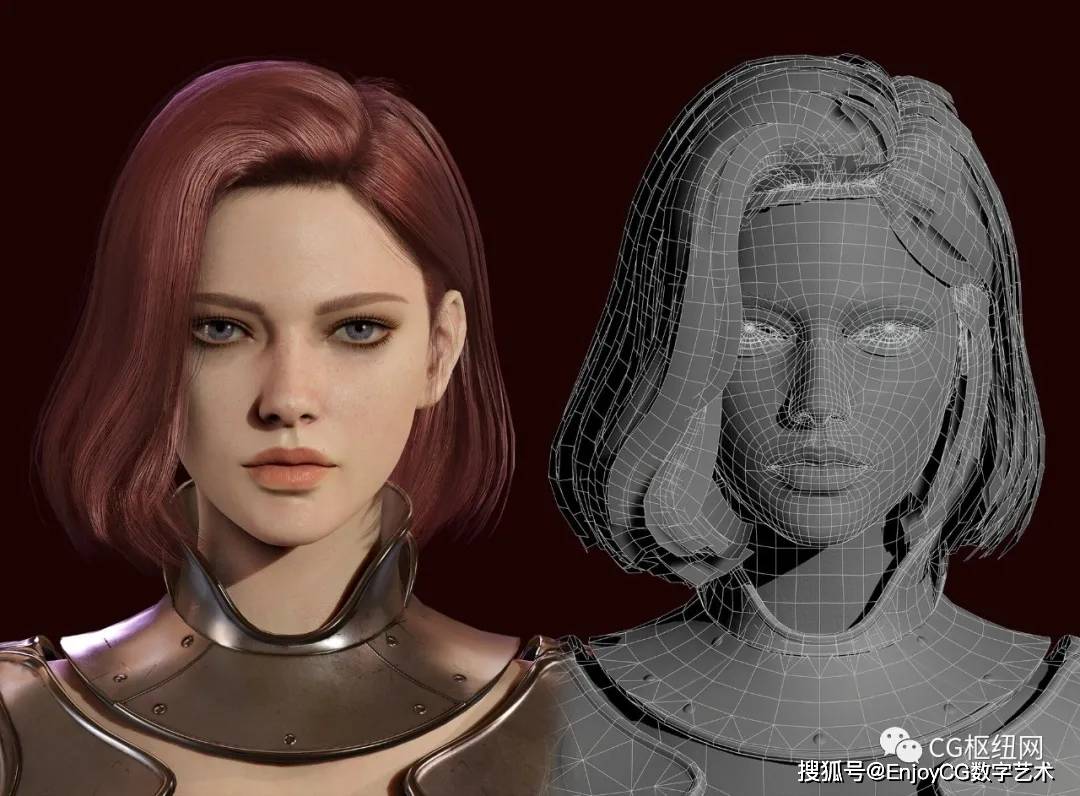 zbrush头发参考图集
