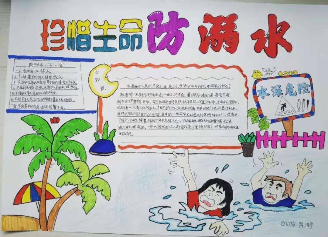 固始县元光小学绘画手抄报成果展