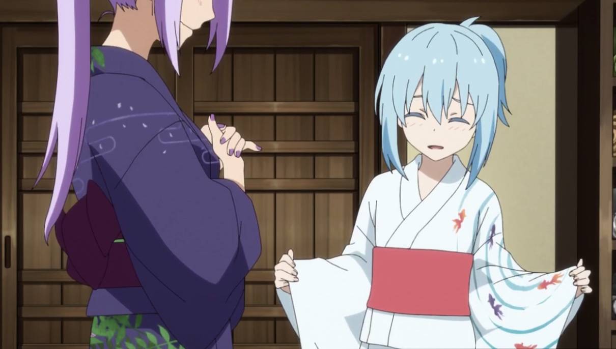 第六集萌王穿着黑色兔女郎装在大街上奔跑的那个画