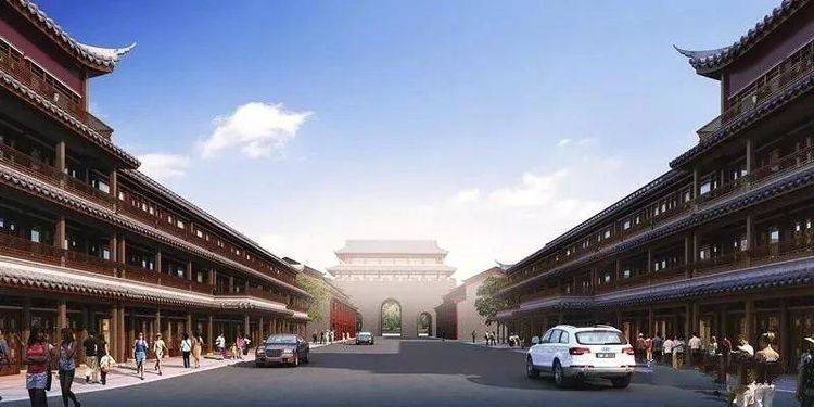 原创又一座假古城落户菏泽力争7月面世斥资20亿建设你期待吗