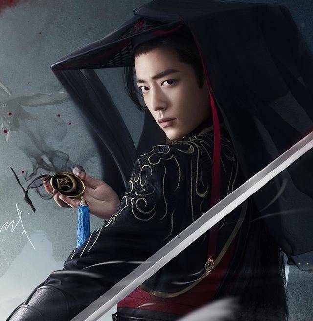 原创肖战古装大片来袭,头戴帷幔帽神秘又高冷,1饰2角诠释两种风格