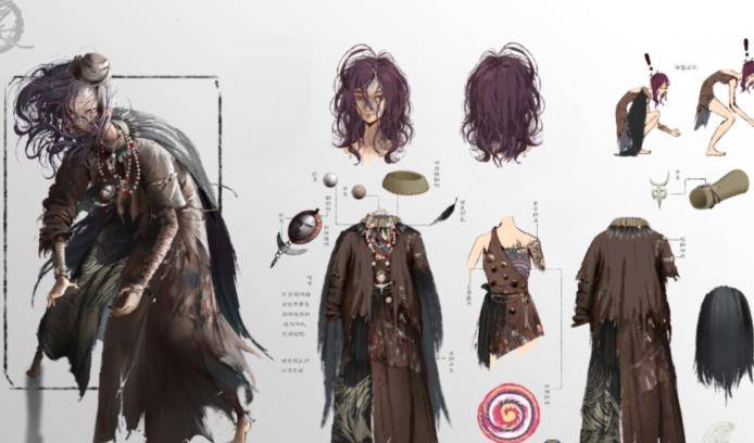 原创不良人4蚩梦的老妈好美她原设计稿曝光纹身比李茂贞还霸气