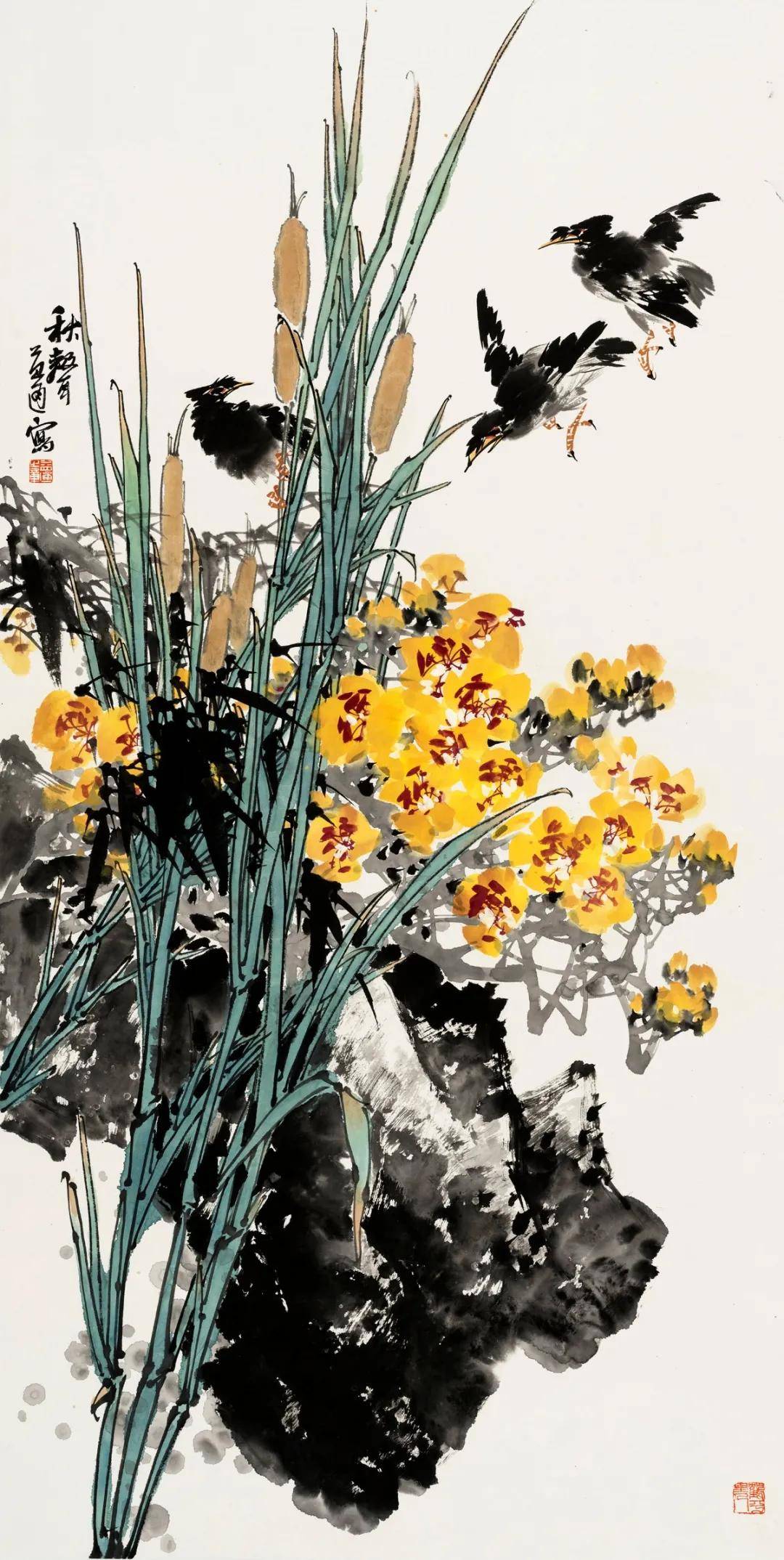 荷风松香8cm*68cm春风三月8cm*68cm作品欣赏胡益通(一通),福建