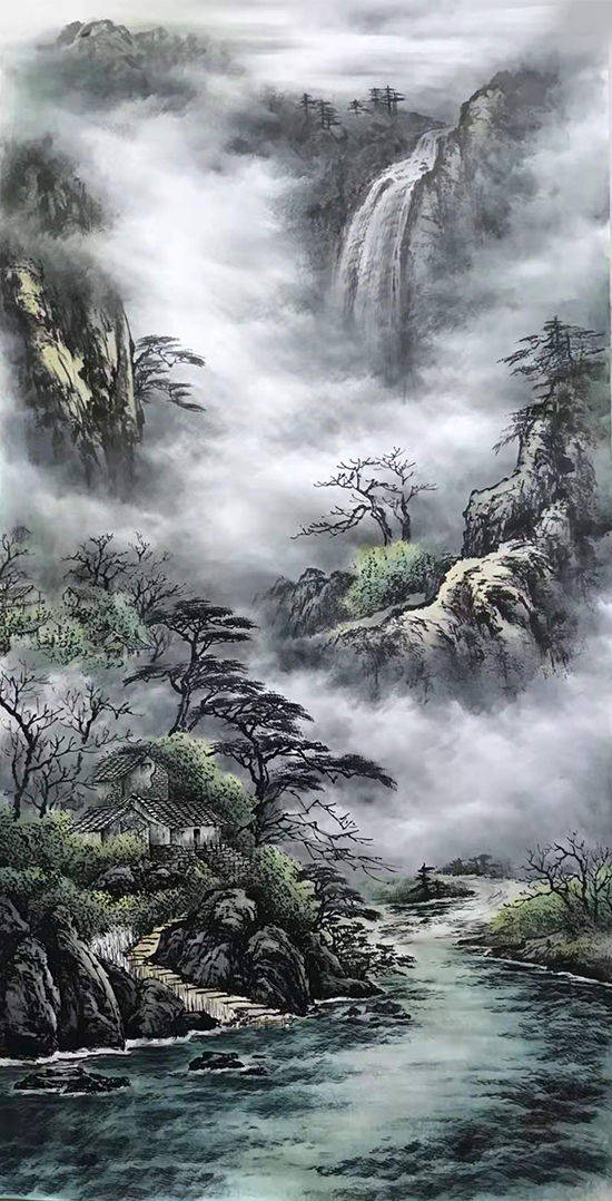 当代实力派画家姜启焕厚重浑穆纵横苍劲