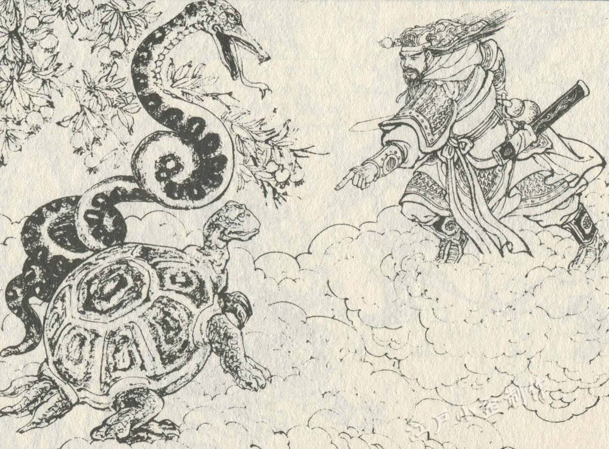 上古四灵之一的玄武，为何是龟蛇同体的形象？与武当山有何渊源？--寅午文化