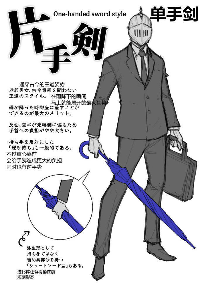 图片[3]-日本网友分享不同的拿伞姿势，果然人人都有一颗中二的心啊-魔性次元