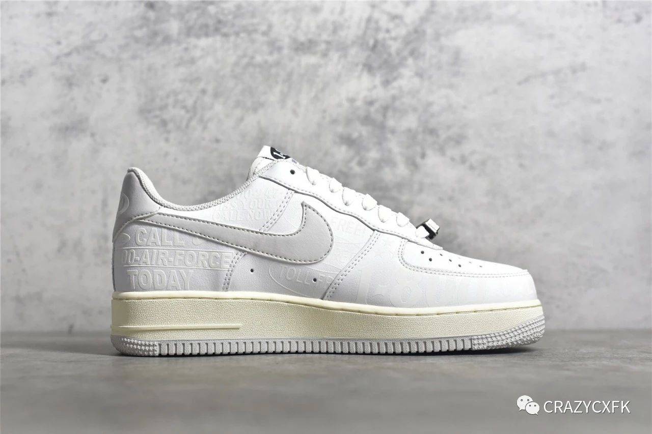 耐克nikeairforce1lowpremiumtollfree3m反光白空军一号运动板鞋