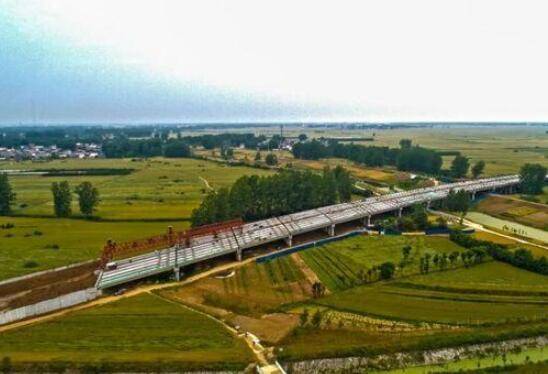 原创河南建一座大桥长487米双向6车道为打通漯河市新西环路而建