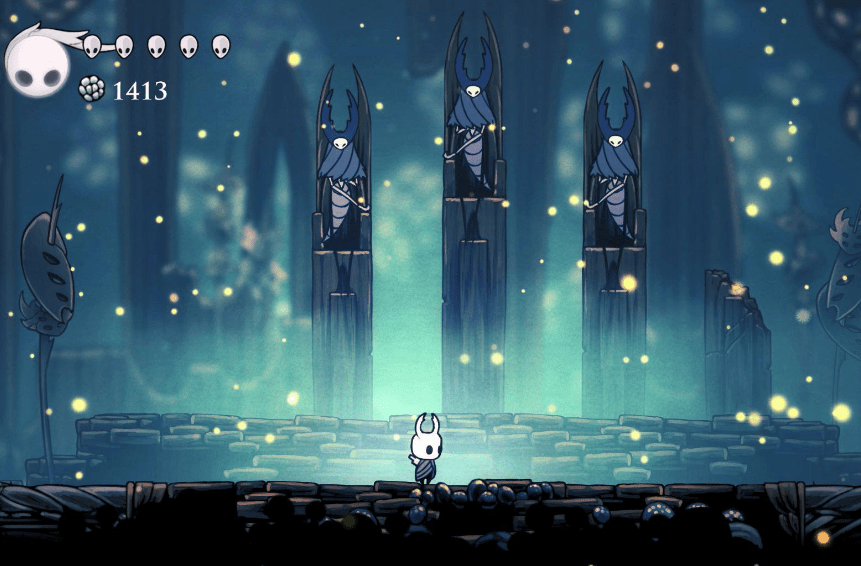 原创游戏空洞骑士面具貌似拥有能力圣巢的面具可以赋予心智