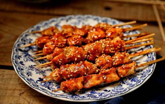 【菜名】蜜汁鸡肉串