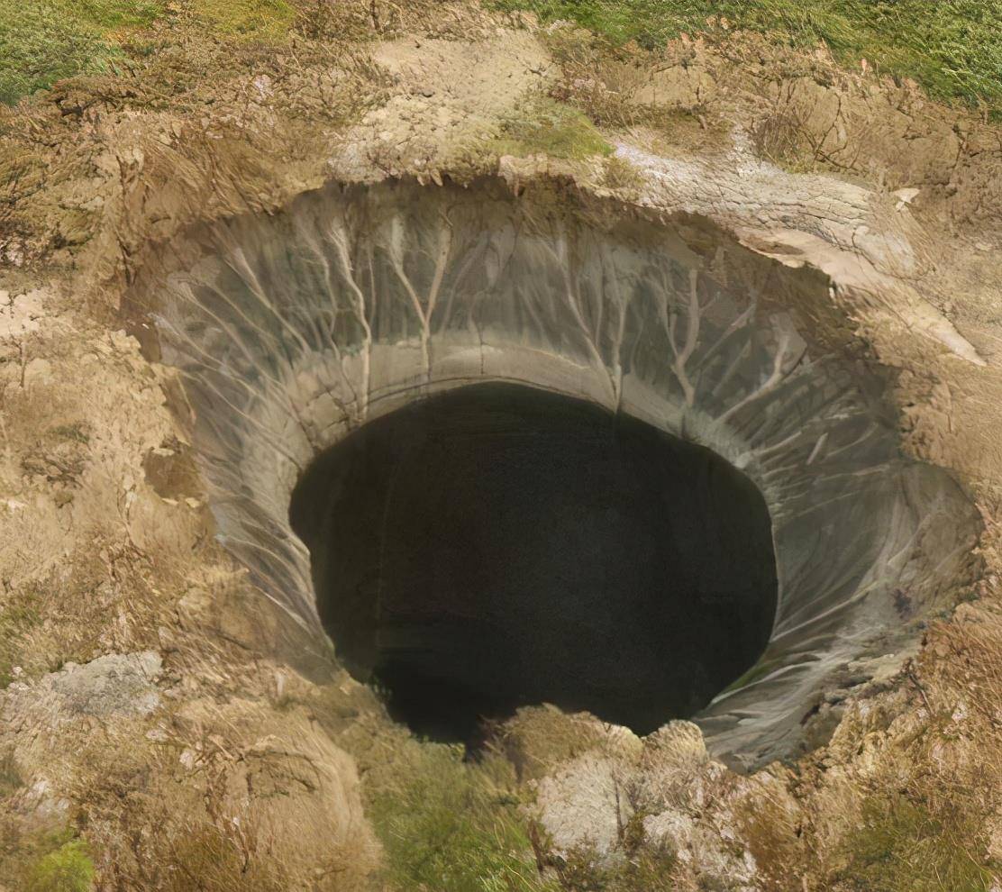 原创北极频繁出现神秘洞穴并非是冰川消融科学家担心的事还是来了