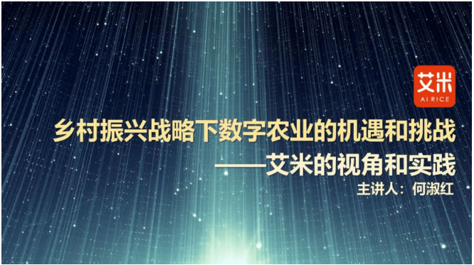 艾米|艾米首席运营官何淑红在2021数博会上发表主题演讲