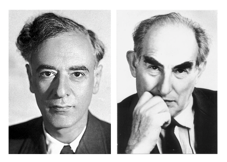 图8:列夫·郎道( lev landau)和维塔利金兹堡( vitaly ginzburg) m在
