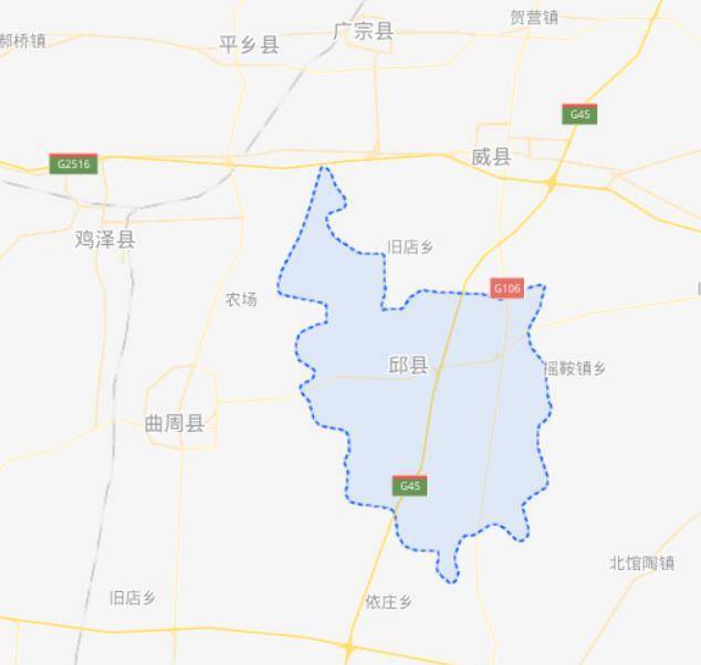 邯郸邱县高速规划图图片