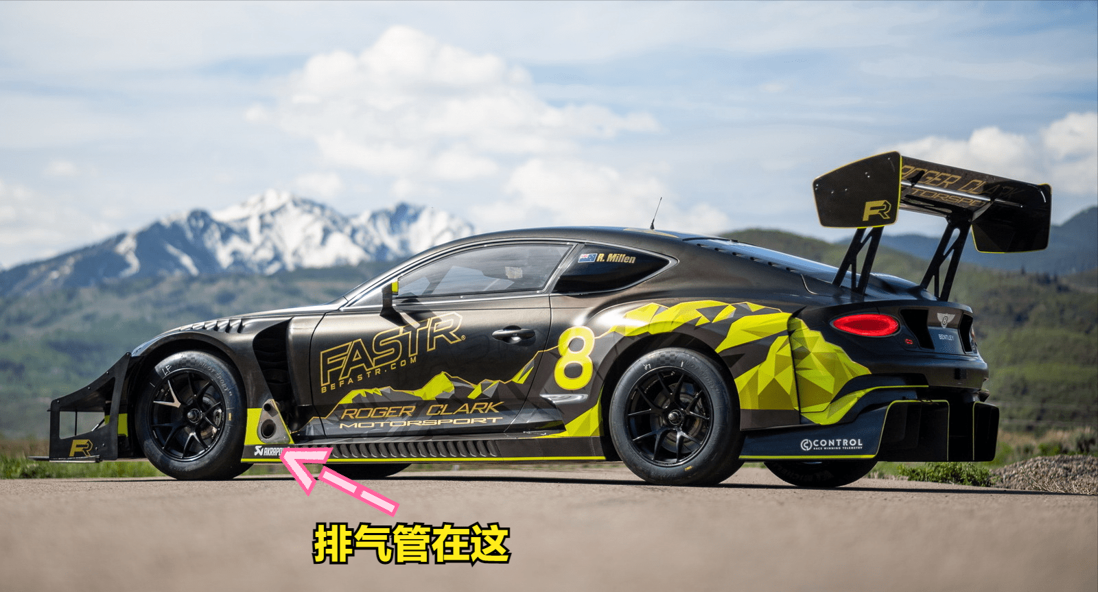 750馬力和巨大的尾翼賓利全新歐陸gt3派克峰賽車準備創造新記錄