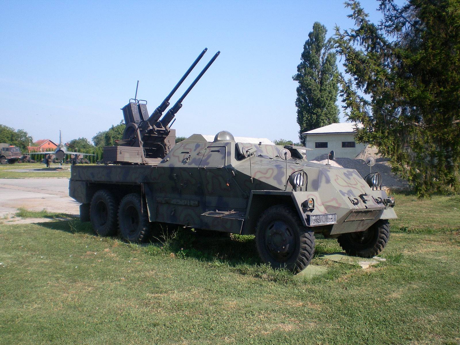 原创m53/59自行防空炮,以打击陆上目标为重任,被称作蜥蜴!