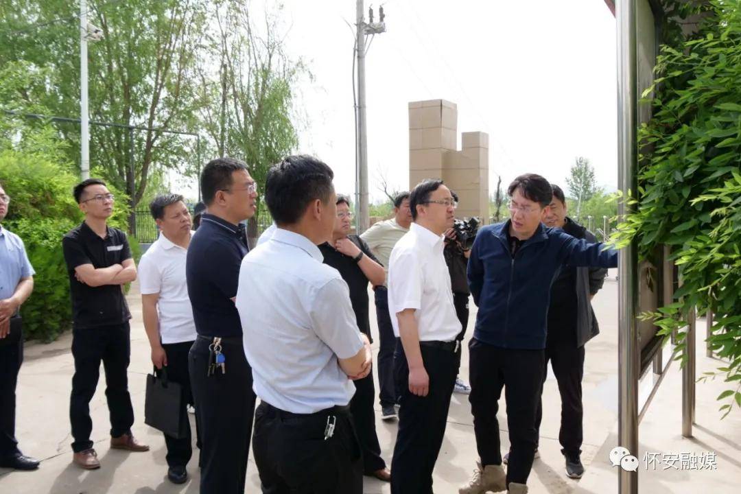 怀安县委书记刘源到清源污水处理厂调研