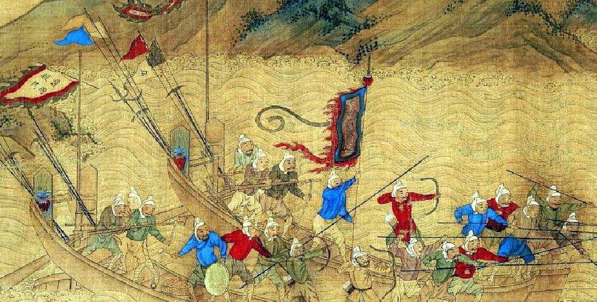 猛将常遇春,发现了朱元璋此刻正危在旦夕,他弯弓搭箭一箭射中了张定边