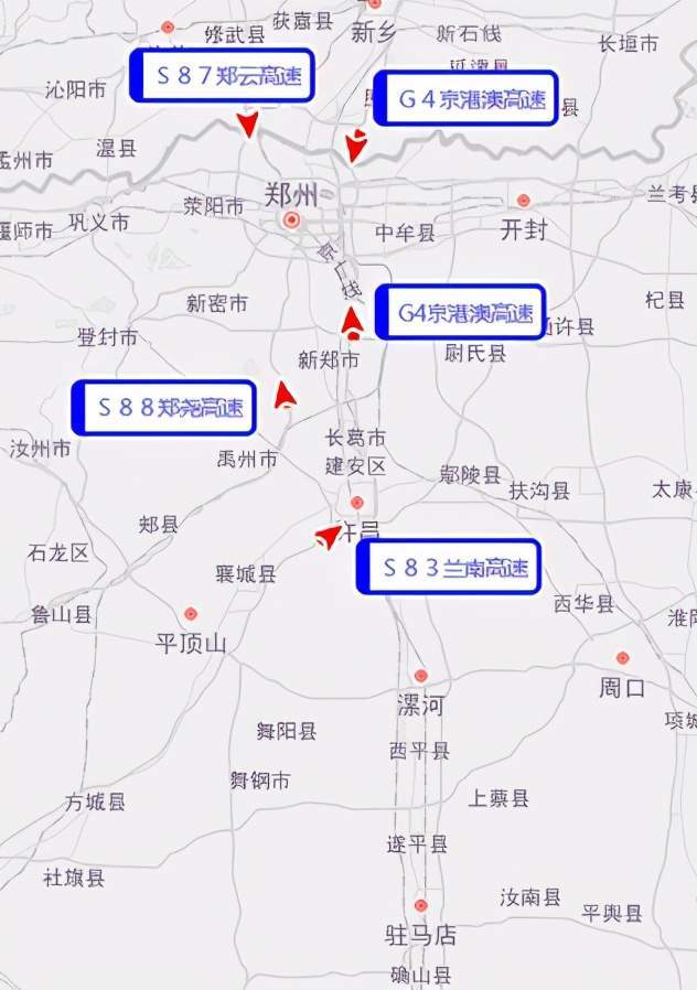 圖4,端午節假期全省高速公路擁堵路段預測1京港澳機場互通至商登互通