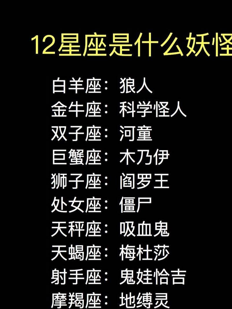 十二星座女是什么命