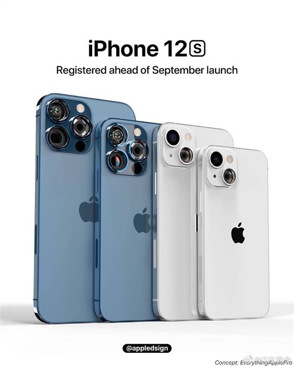 系列|iPhone 12s高清渲染图曝光：后摄引入透明探索版设计
