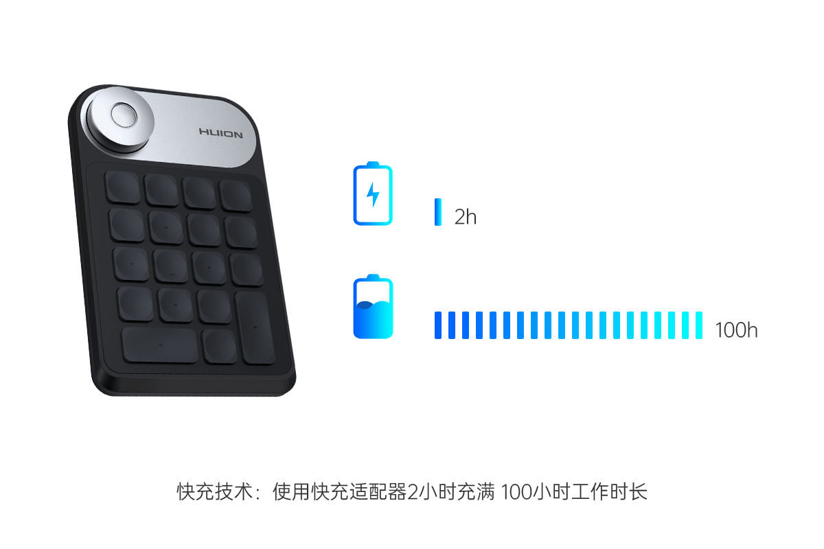 数字|设计师必备：绘王推出单手键盘—Mini Keydial KD100