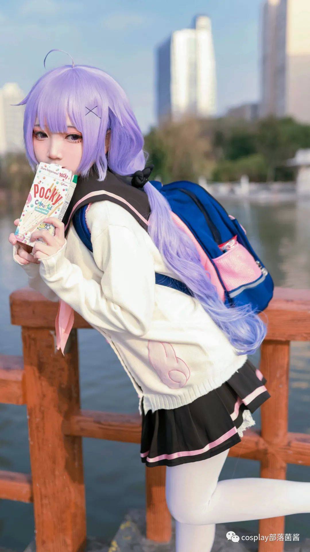 cos:碧蓝航线独角兽憧憬的约会日cos正片@楚楚子