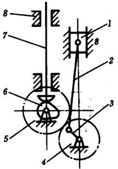 内燃机的运动结构简图图片