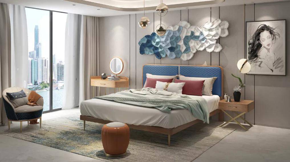 床头板设计别出心裁的创意卧室成为当之无愧的颜值担当