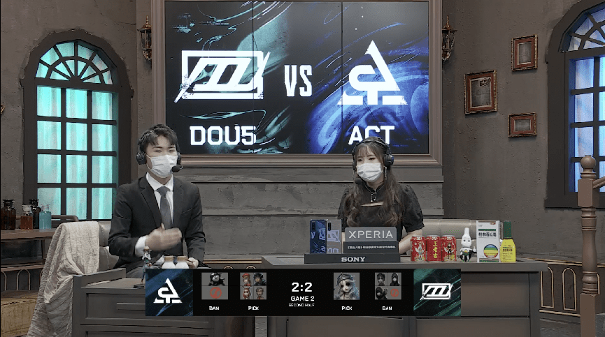 前锋|第五人格2021IVL夏季赛常规赛 DOU5 vs ACT 第二局