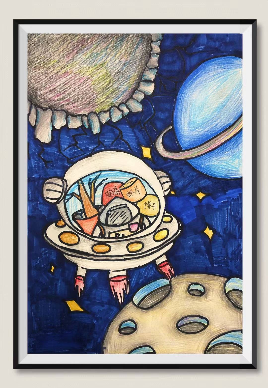 创意儿童画作品,给你不一样的童年
