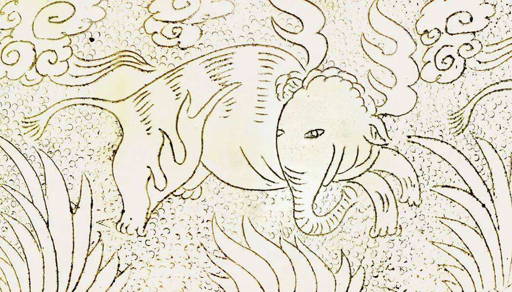 宋代の開片金象眼宝石象耳四方瓶 陶磁器 現代工芸品 美術品 置物