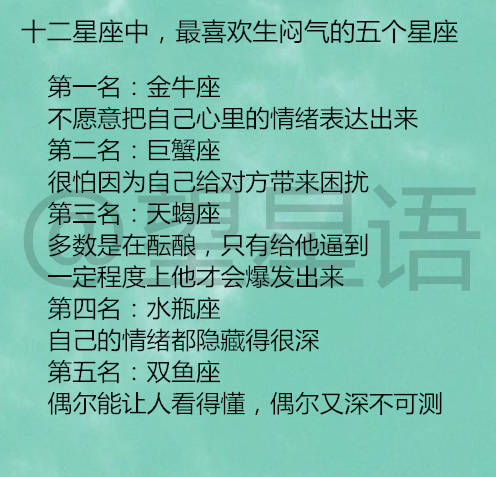 星座之最排行_2021年9月,运势最好与最差星座排行